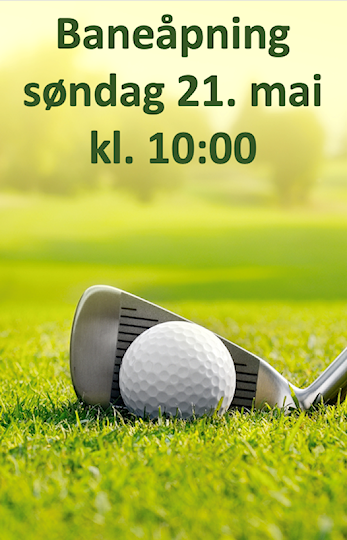 Baneåpning søndag 21. mai kl. 10:00